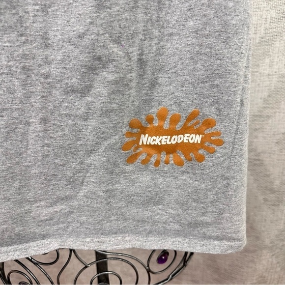Nickelodeon grey character graphic print crew neck t shirt size L - Picture 5 of 9